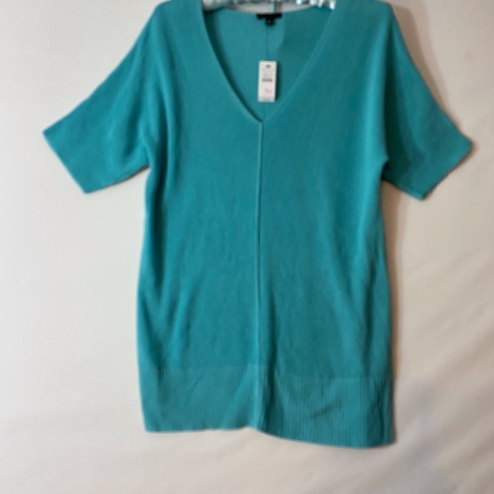 NWT Talbots lightweight Turquoise Sweater XS